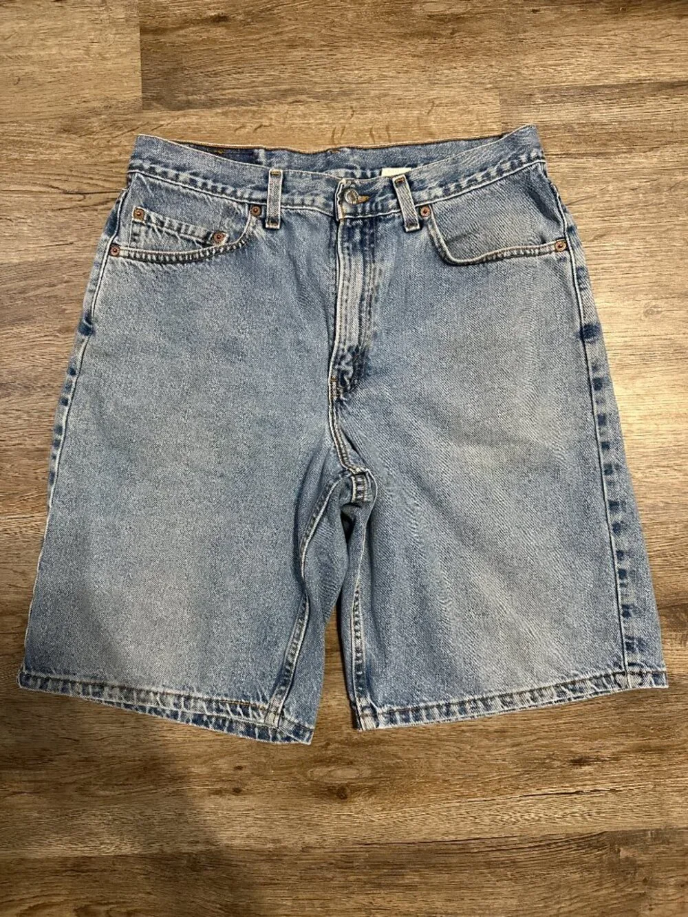 Vintage Levis 550 Mens Jean Shorts Relaxed Fit Size 34 Denim USA 90's